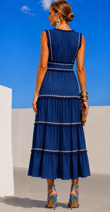 Vestido Miami lino, tallas(34-44)