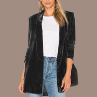 Mintlis mujer, terciopelo chaqueta Chelsea, 3 colores,tallas (36-44)