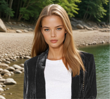 Mintlis mujer, terciopelo chaqueta Chelsea, 3 colores,tallas (36-44)