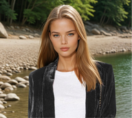 Mintlis mujer, terciopelo chaqueta Chelsea, 3 colores,tallas (36-44)