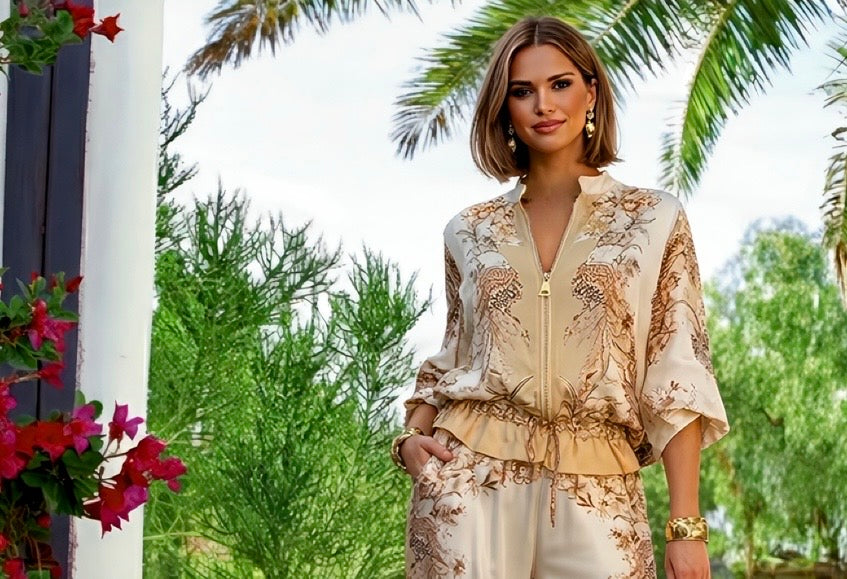 Conjunto 2 piezas Bunny chaqueta y pantalón elasticidad, tallas (36/52) (vídeo)