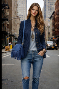 Blazer rayas, tallas (36-46)