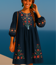 40% OFF Norman embroidered dress, 3 colors, sizes (36-46)