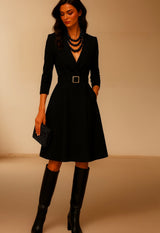 ROBE EN COTON KATTIE, 3 COULEURS, 8 GRANDES TAILLES