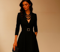 ROBE EN COTON KATTIE, 3 COULEURS, 8 GRANDES TAILLES