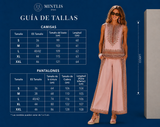 Conjunto Alegría 2 piezas top y pantalón con cintura elástica , tallas (34-50) vídeo