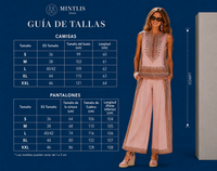 Conjunto Alegría 2 piezas top y pantalón con cintura elástica , tallas (34-50) vídeo