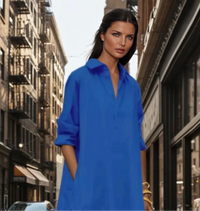 Mintlis mujer, algodón 100% licra, vestido Jamaica, 3 colores, tallas (36-46)