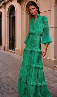 Mintlis mujer, algodón licra vestido Sofia, tallas (34-50)