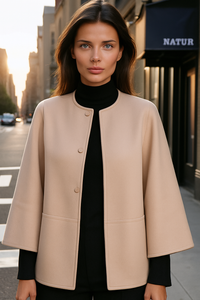 Anna wool cape jacket sizes (36-50)