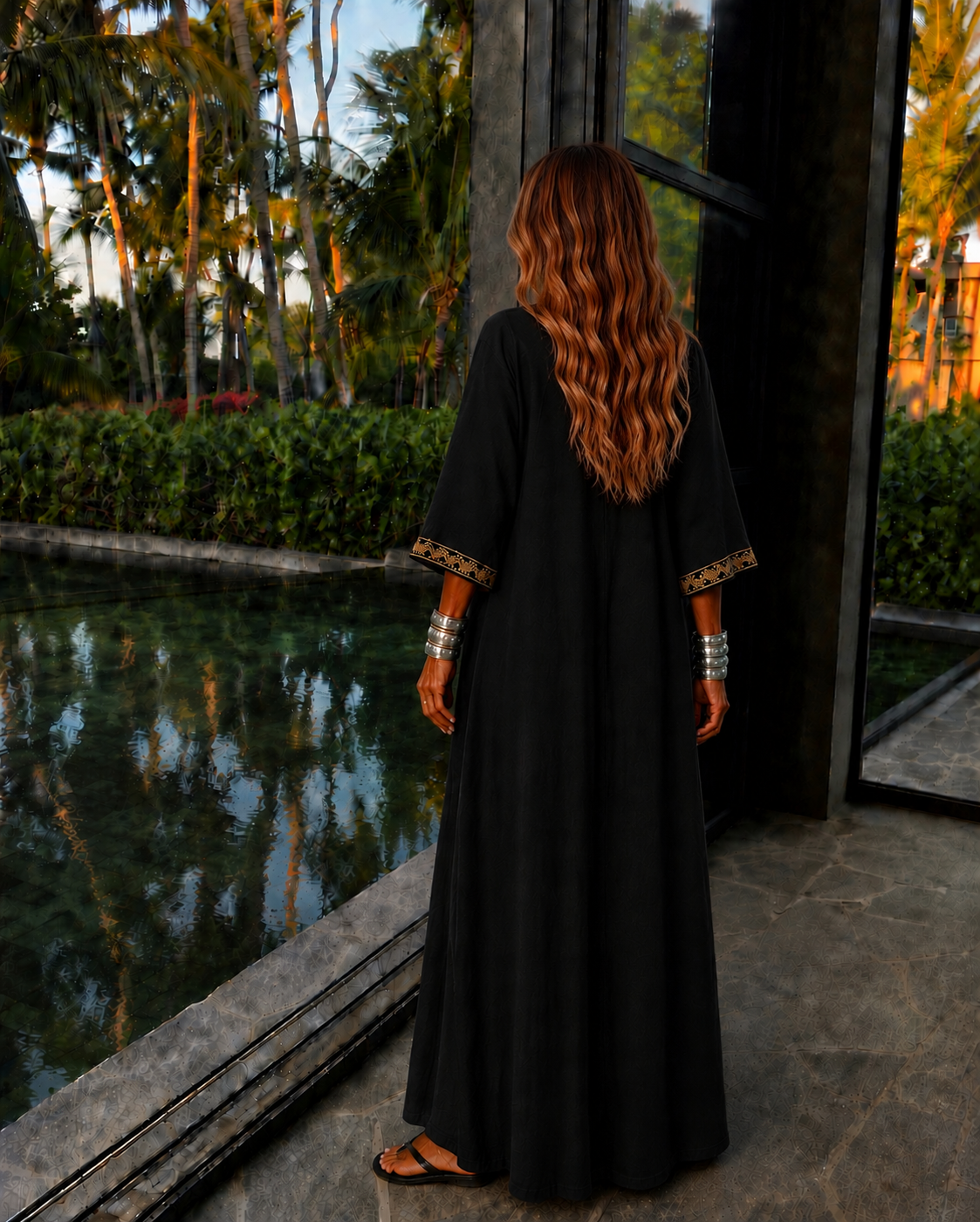 Túnica kaftan vestido Marrakesh bordado algodón viscosa, tallas única 40-54) video
