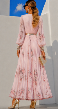 Romantic chiffon dress, 4 prints, sizes (34-50) video