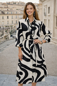 Vestido Francia  algodón, 2 colores, tallas (36-48)