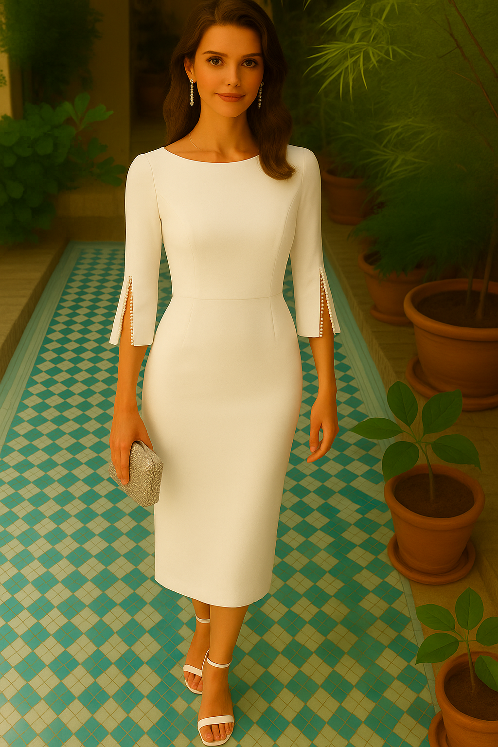 Vestido Ginebra, 4 colores, tallas (36-50)