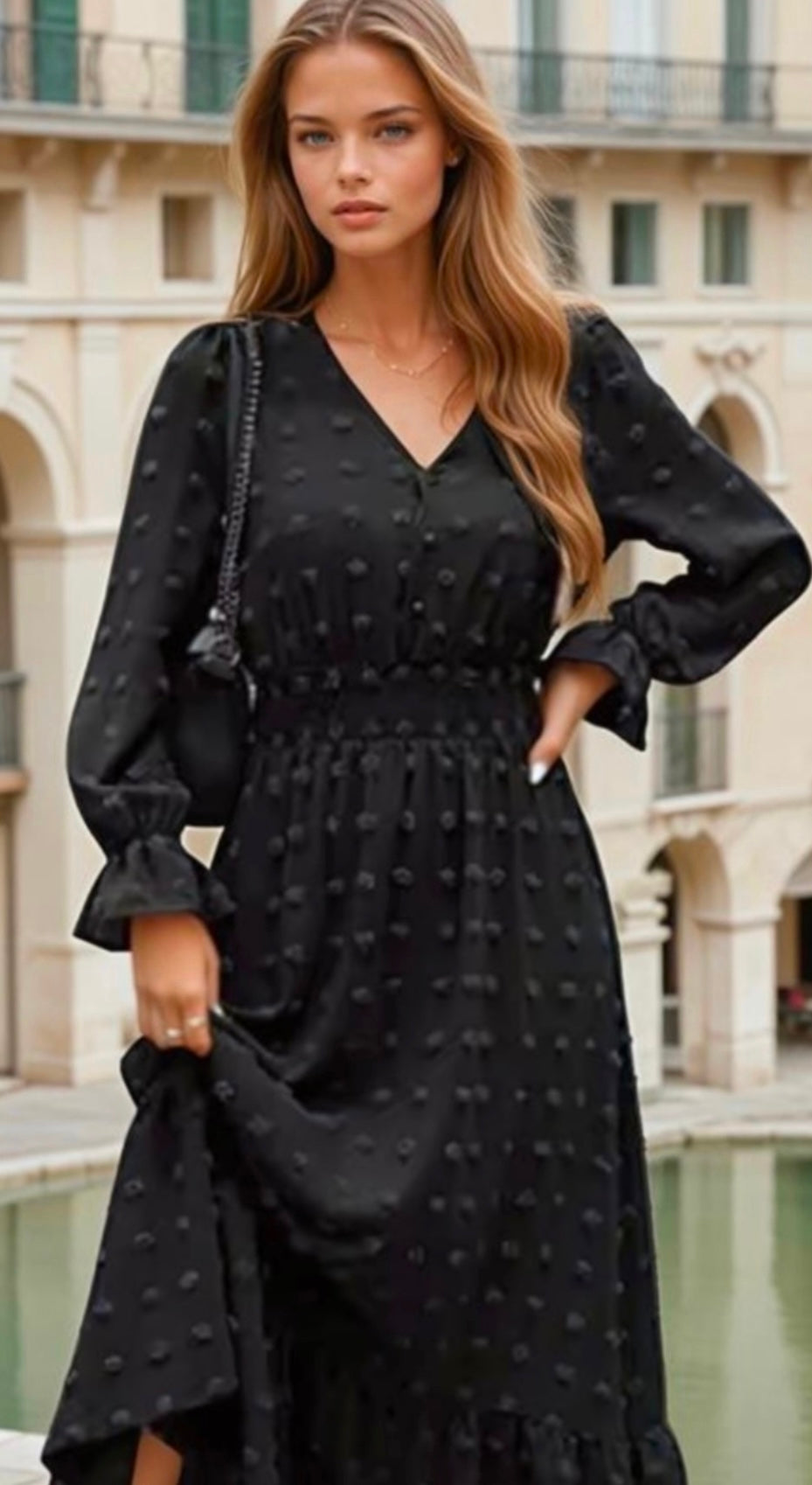 Mintlis women's cotton plumeti dress Alegría, 4 colours, sizes (36-50)