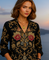 Top en soie Casilda, 4 tailles