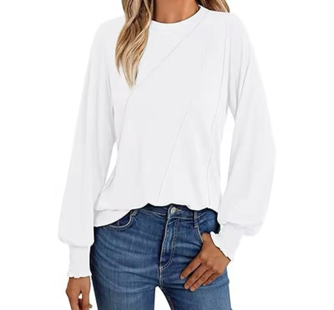 Mintlis Women's Lace Cotton Shirt Only, 3 Colors, 6 Sizes (S-2XL)