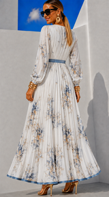 Romantic chiffon dress, 4 prints, sizes (34-50) video