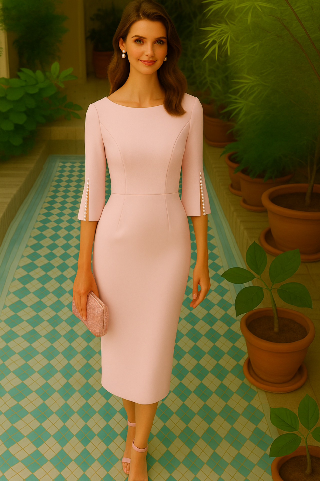 Vestido Ginebra, 4 colores, tallas (36-50)