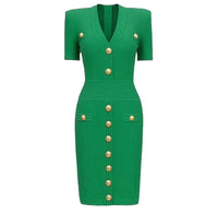 Vestido Cameron de punto de licra spandex adelgazante, 6 colores, tallas (36-46) made in Oporto