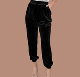 Eloísa trousers, super comfortable stretch velvet, 6 colors, sizes (36-50)