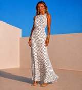 Vestido Polka, estampado gasa algodón holgado, 2 colores tallas (34-48) vídeo