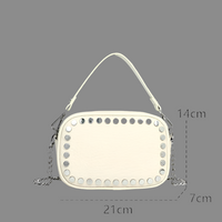 Mintlis women's, leather Amanda bag, 3 colors, dimensions 21x7x14cm