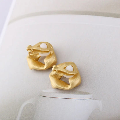 Mery CLIP and hole earring, 2 colors