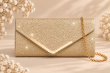 Bolso Optimo, clutch con cadena 7 colores