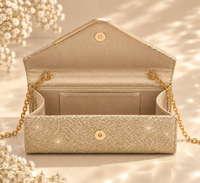 Bolso Optimo, clutch con cadena 7 colores