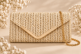 Bolso Optimo, clutch con cadena 7 colores
