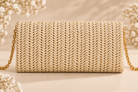 Bolso Optimo, clutch con cadena 7 colores