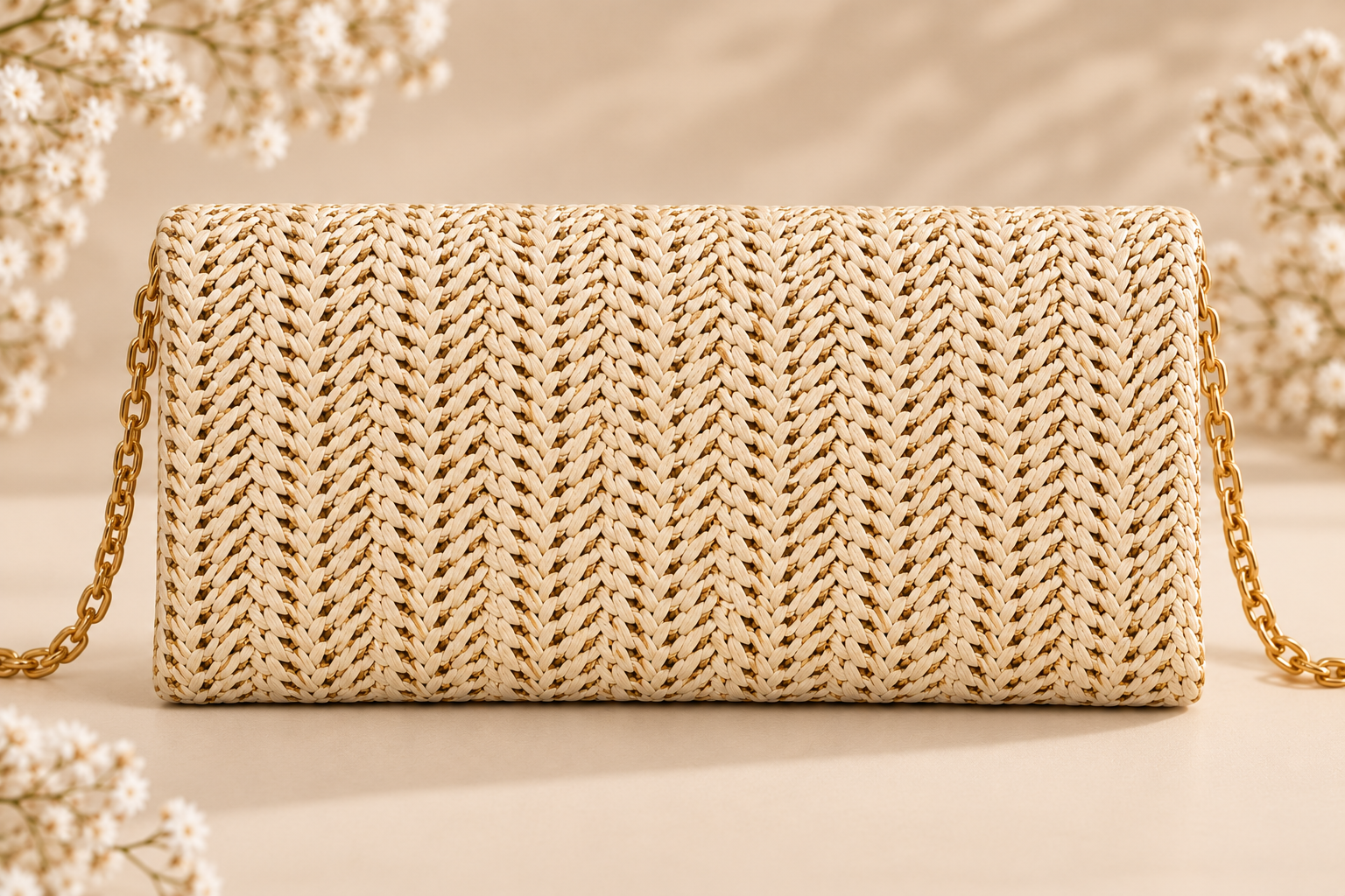 Bolso Optimo, clutch con cadena 7 colores