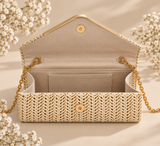 Bolso Optimo, clutch con cadena 7 colores