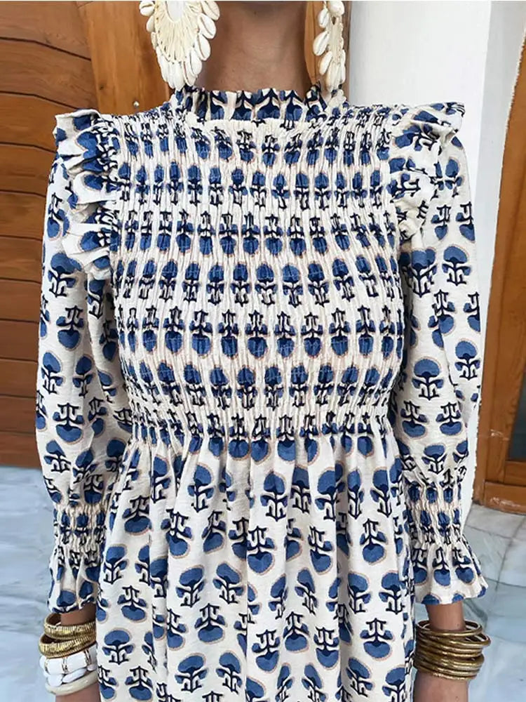 Vestido Moon strech nido de abeja, 4 tallas