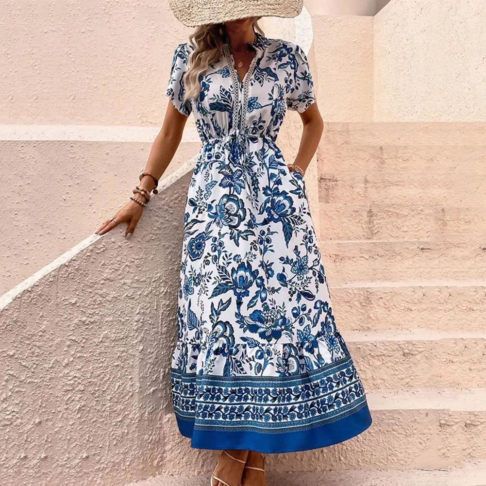 Vestido Ocean flower, 5 tallas