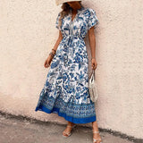 Vestido Ocean flower, 5 tallas
