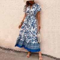 Vestido Ocean flower, 5 tallas