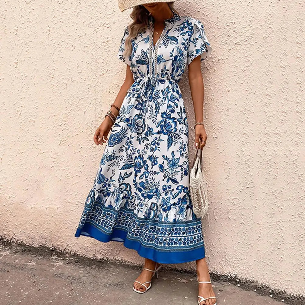Vestido Ocean flower, 5 tallas