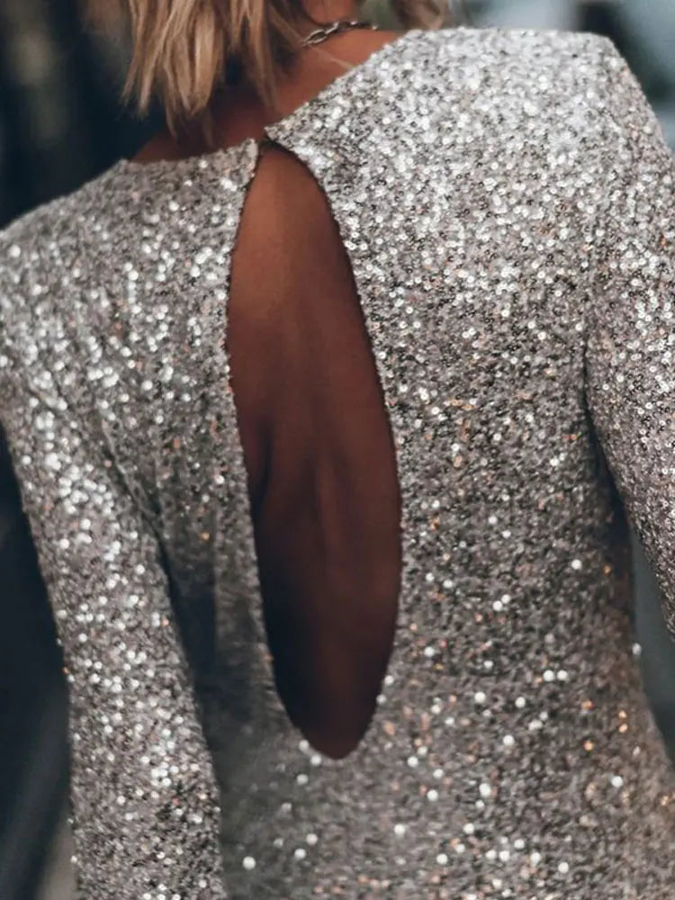 Vestido Grace lentejuelas, 2 colores, tallas (34-42)