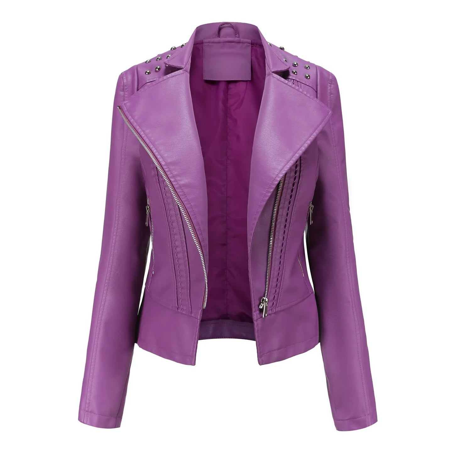 Biker AMORE studded synthetic leather, 5 colors