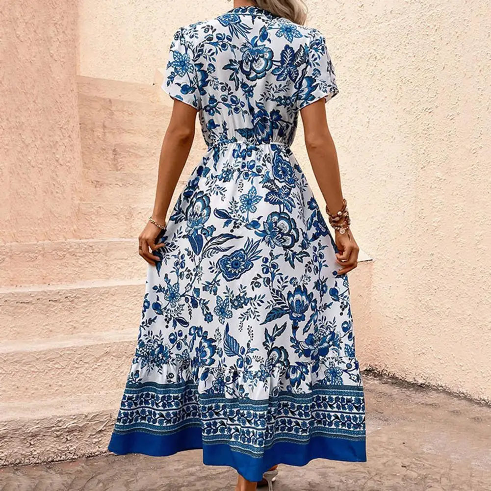 Vestido Ocean flower, 5 tallas