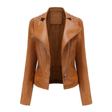 Mintis mujer polipiel chaqueta motera Sevilla, 6 colores, tallas (36-44)