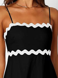 Vestido Vicky zig-zag de algodón, 6 tallas