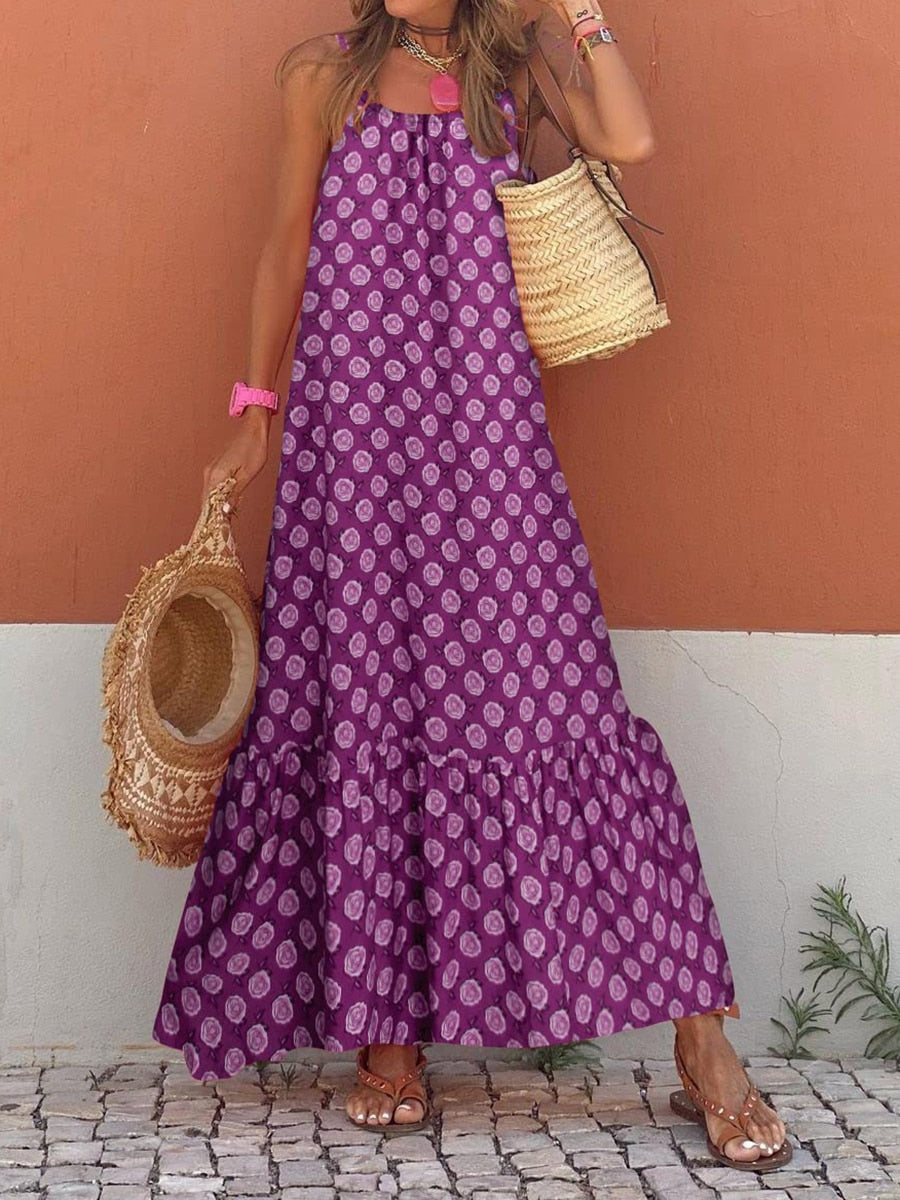 Robe Paris violette, 5 tailles