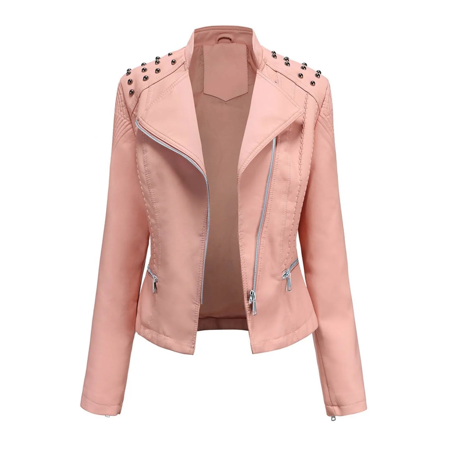 Biker AMORE studded synthetic leather, 5 colors