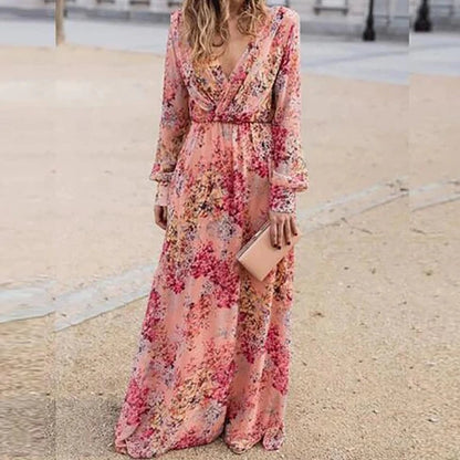 Hanoi floral wrap dress, 6 sizes