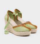 DESSERT ESPARTO WEDGES, 2 colors sizes (36-41) Made in Spain