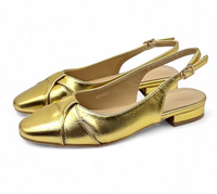 BAILARINA METALIC CUERO, 4 colores tallas (36-41). Made in Spain