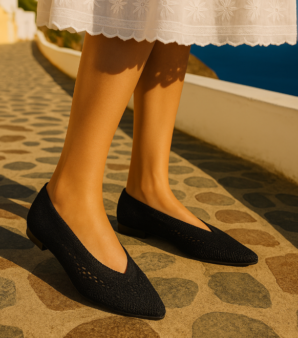 Bahamas leather ballerinas, 5 colors, size 36-41. Made in Spain. 
